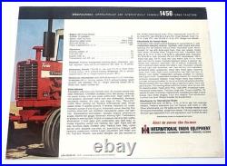 International 1456 Turbo Tractors Brochure Manual Farmall IH