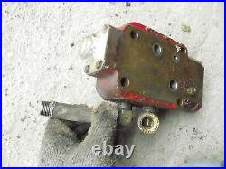 International 350 utility tractor IH hydraulic control valve assembly + ports