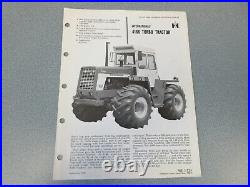 International 4166 Turbo Tractor Sales Brochure 1967 (hard to find)