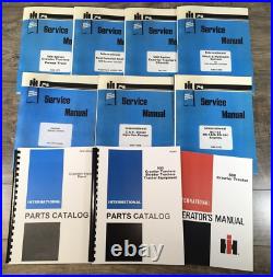 International 500 Crawler Tractor Service Parts Operators Manual Set Shop BD154
