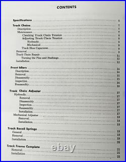 International 500 Crawler Tractor Service Parts Operators Manual Set Shop BD154
