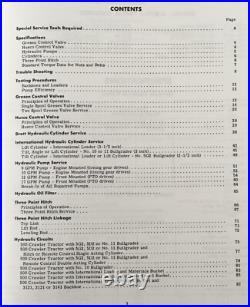 International 500 Crawler Tractor Service Parts Operators Manual Set Shop BD154