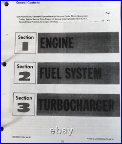 International 6588 6788 Tractor Service Parts Operators Manual Set Shop DT-466B