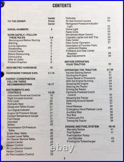 International 6588 6788 Tractor Service Parts Operators Manual Set Shop DT-466B