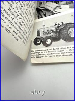 International 71206 Turbo Tractor 6 Page Sales Brochure Good Condition