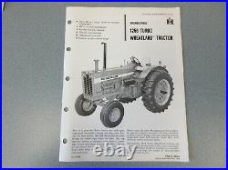 International Farmall 1256 Turbo Wheatland Tractor Sales Brochure 4 Page