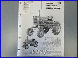 International Farmall 856 Hi-Clear Tractor Sales Brochure 2 Page