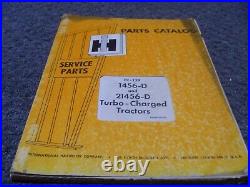 International Harvester 1456-D 21456-D Turbocharged Tractor Parts Catalog Manual