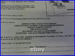 International Harvester 175C Pay Loader & TD-15C Service Manual ISS-1528-2