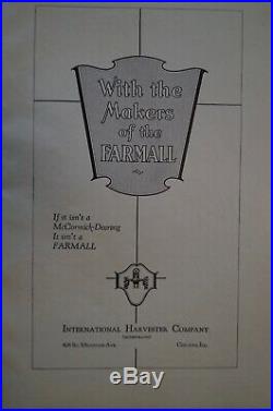 International Harvester 1932 Farmall Tractor Works Booklet, Industrial Mfgr