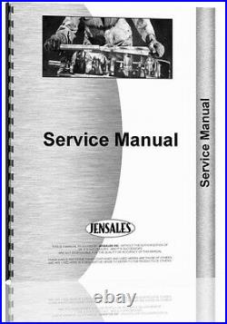 International Harvester 265 Tractor Service Manual