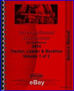 International Harvester 3414 Industrial Tractor Service Manual