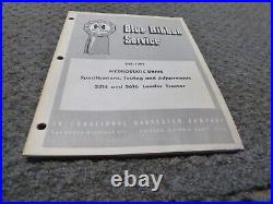International Harvester 3514 Loader Tractor HYDROSTATIC DRIVE Service Manual xz