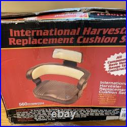 International Harvester 3 Piece Replacement Cushioned Tractor Seat 560000BW02IH International Harvester 3 Piece Replacement Cushioned Tractor Seat 560000BW02IH