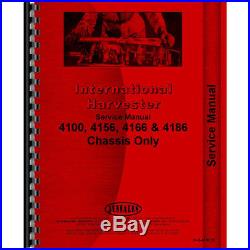 International Harvester 4166 Tractor Chassis Service Manual