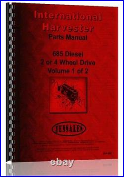 International Harvester 685 Tractor Parts Manual