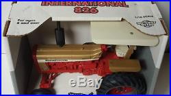 International Harvester 826 Gold Demo tractor with canopy 116 Scale New Ertl
