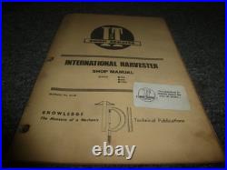 International Harvester 886 986 1086 Tractor Shop Service Repair Manual IH-48 xo