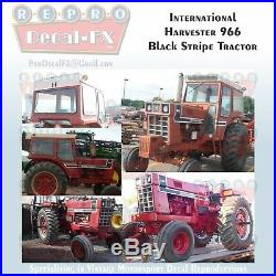 International Harvester 966 Vintage Tractor Reproduction 13Pc Vinyl Decal Set