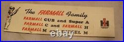 International Harvester Cub Tractor IHC Paper Hat Farmall Family Rare HTF Scarce