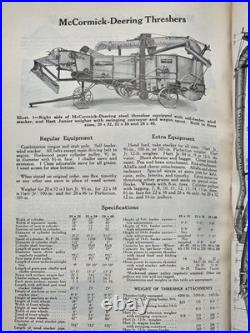 International Harvester Farm Operating Equipment McCormick Dearing Line No. 27