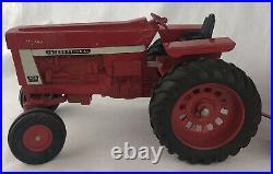 International Harvester Farmall 966 Hydro Toy Tractor & Wagon Trailer Vintage