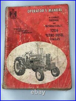 International Harvester Farmall &Int 1206 Diesel Tractor Owner Operators Manual