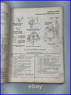 International Harvester Farmall &Int 1206 Diesel Tractor Owner Operators Manual