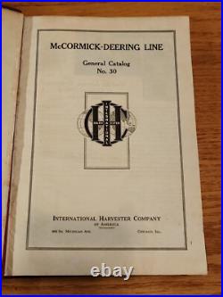International Harvester IHC McCormick Deering Dealer Catalog 30 Engines