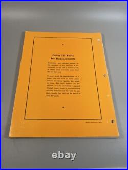 International Harvester IH 2500 Series B Tractor Parts Catalog Manual TC-175