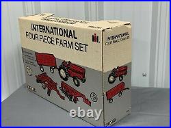 International Harvester IH 4 Piece FARM SET 116 NIB NICE! Tractor Plow Disc Wag