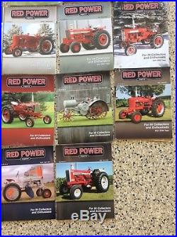 International Harvester IH Farmall Tractor RED POWER Magazine 2007 LOT of 47
