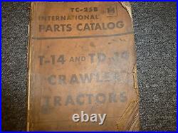 International Harvester IH T14 & TD14 Crawler Tractor Dozer Parts Catalog Manual