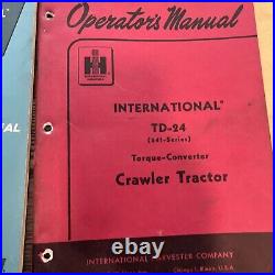 International Harvester Loader Crawler Tractor & EquipmentOperator Manual Lot
