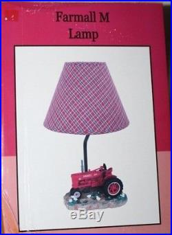 International Harvester McCormick Farmall M Tractor 14 Table Lamp with Shade