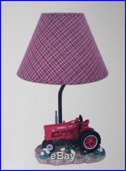 International Harvester McCormick Farmall M Tractor 14 Table Lamp with Shade