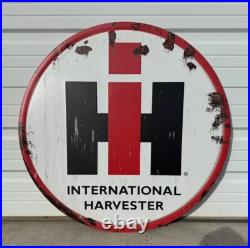 International Harvester Metal Sign IH Tractor Farm Vintage Style Wall Decor 35