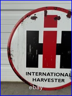 International Harvester Metal Sign IH Tractor Farm Vintage Style Wall Decor 35