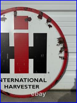 International Harvester Metal Sign IH Tractor Farm Vintage Style Wall Decor 35