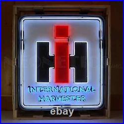 International Harvester Neon Sign Case IH Farm Tractor Farmall