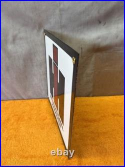 International Harvester Porcelain Farming Tractor Dealer 10x10 Sign