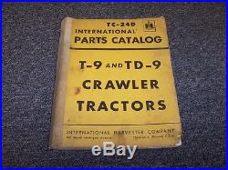 International Harvester T9 TD9 Crawler Dozer Tractor Parts Catalog Manual Guide