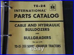 International Harvester Td 6 9 14 15 Crawler Tractor Attachments Parts Manual