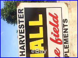 International Harvester Tractor IH Tractor Display Sign Used Metal Tractor Sign