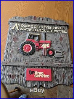 International Harvester Uptime Service Sign 1586 Tractor Ounce Of Prevention