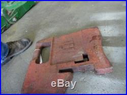 International Harvester tractor 100 lb. Suitcase weight Part #712002C1 Tag #2693