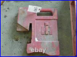 International Harvester tractor 75 lb. Suitcase weight Part #383392R1 Tag #149