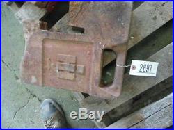 International Harvester tractor 75 lb. Suitcase weight Part #383392R1 Tag #2697