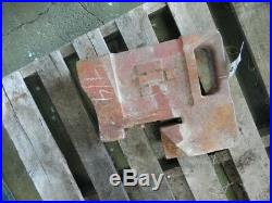 International Harvester tractor 75 lb. Suitcase weight Part #383392R1 Tag #2697