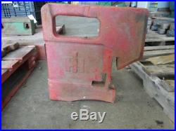 International Harvester tractor suitcase weight 100lb. Tag #117